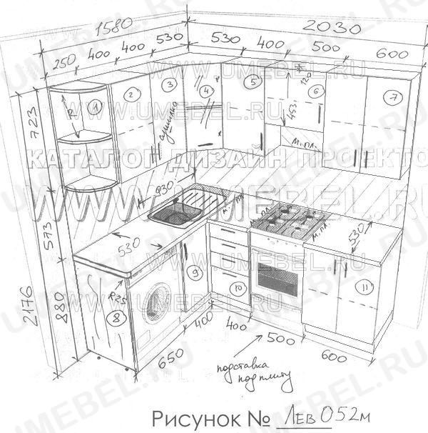мебельные кухни проект